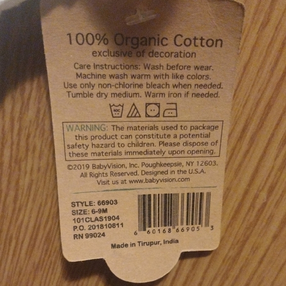 Fox Themed Organic Cotton White and Gray Baby 5 Pc Bodysuit Set - Picture 3 of 17